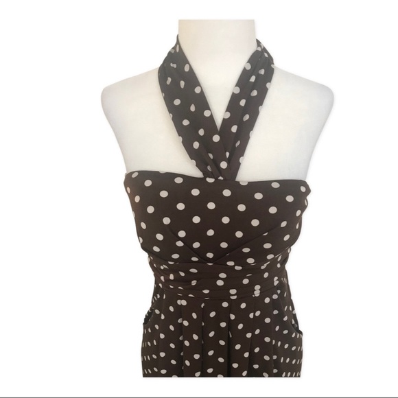 JFW Summer Polka Dots Long Straight Dress - Picture 3 of 5